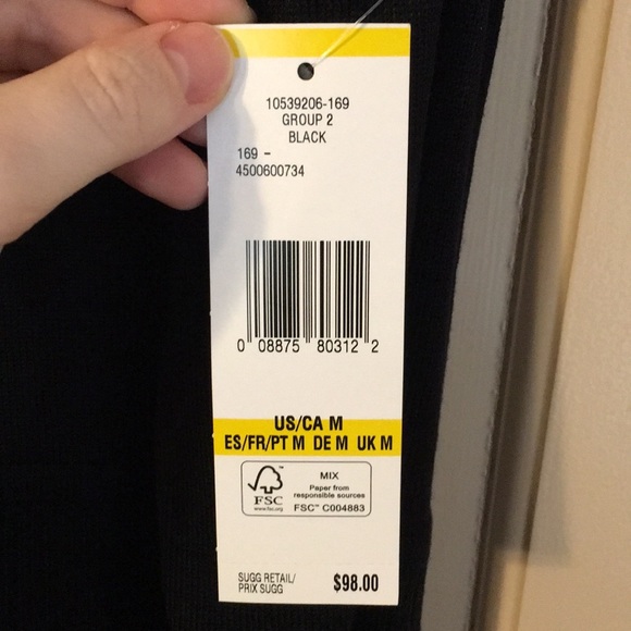 NWT Jones New York sweater dress, black size M - Picture 4 of 6